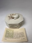 Facsimiles Ltd 1997 Sleeping Cat Octagonal Trinket Box Usa Certificate