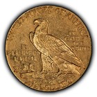 1910  2 50 Indian Head Gold Quarter Eagle - Authentic Us Coin - Au - Sku-g6621