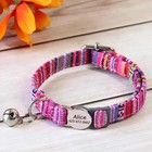 Cat Collar Free Personalized Kitten Collars Engraved Pet Puppy Name Necklace Col