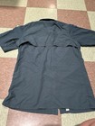Boy Scouts Venturing Uniform Shirt Bsa Green Nylon Vented Stretch Scout Men Sz S