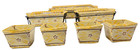 Temp-tations Ovenware By Tara Old World Yellow Square Set 12 Piece
