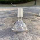 3packs  14mm Male Slide Tobacco Bowl Glass For Water Pipes - Round Clear