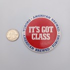 Vintage Tuborg Beer Advertising Pinback Button It s Got Class Rare Variation Pin