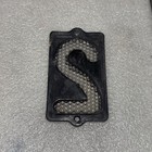 1 Vintage House Number 2 Antique Glass Reflecting Vintage 50s 60s 3 5x2