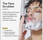 Black Silicone Waterproof Facial Cleansing Brush 2-speed Usb Battery Vm002