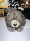 Puffkins Plush Lot Of 8 Vtg Swibco Duck Skunk Gorilla Cat Tiger Beaver Zebra