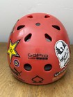 Vintage Pro-tec  classic Bucky  Skateboard Helmet Red Stickers Decals M 55-56cm