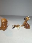 Set Of 3 Hagen Renaker Dogs - Cocker Spaniel  Hound Dog   Boxer  repaired 