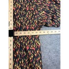 Vintage Johnny Suede Flame Shirt Mens Xl Black All Over Print Button Up Y2k Usa