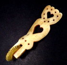 Nice 19th Century Sailor Made Pie Crimper With A Shaped Handle