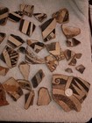 Prehistoric Native American Indian Pottery Shards  Roosevelt Red Ware 36 Pieces