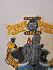 Vintage 1987 Ringling Bros Barnum Bailey Circus King Tusk Felt Pennant  18 x12 