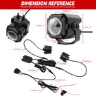 Laser Rgb Led Whip Lights Whipless Antenna Remote For Atv Utv Can Am Polaris Rzr