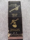 Vtg Fs Matchbook Cover Toluca Lake Ca Alfonse s Continental Cuisine Swan Map