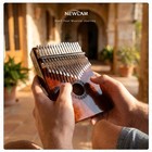 Newlam Kalimba Thumb Piano 17 Keys  Musical Gift For 17 Cocoa Brown