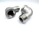 2 Pack 304 Stainless Steel Street 90 Elbow 1 2  Npt Pipe Sp114 Class 150