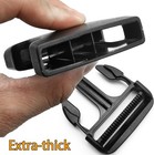 Side Release Buckle For 2   Belt  2 Pcs Heavy Duty Plastic Buckles Replacement