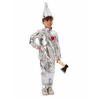 Halloween Tin Man Costume For Children Toddler Boys With Heart 3-4y 4-10y