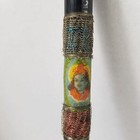 Vintage Black 6 Hole Wood Flute Made In India 14 