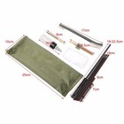 10pcs  22 22lr  223 556 Rifle Gun Cleaning Kit Nylon Brush Cleaner With Pouch