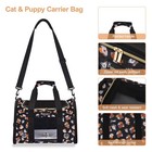 Cat Carrier Soft-sided Airline Approved  Large  Orange Flower