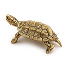Brass Figurine  Vintage Mini Statue For Desk Shelf Home Decor  Small 1 Turtle