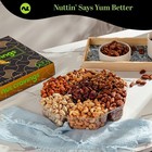 Nuts Gift Basket In Brown Box Packaging  7 Piece Assortment  1 Lb 