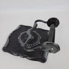 Vintage Amerock Carriage House Toilet Paper Holder Black Gray