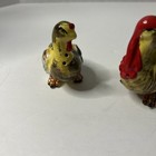 Vintage Ceramic Turkey Figurine Salt   Pepper Shakers Japan