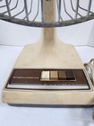 Vintage Lasko 12    Oscillating Fan Galaxy Amber Brown Blades Type 12-1 Table Desk