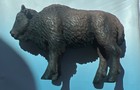 Schleich American Buffalo Calf Figure 2004 Baby Bison Wildlife Retired