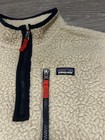 Patagonia Jacket Youth Xxl Beige Retro Pile 1 4 Zip Pullover Hiking Boys