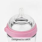 Comotomo Silicone Baby Bottle Pack Of 2 Pink Anti Colic 5oz 8oz Bpa Free