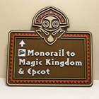 Polynesian Resort 3d Printed Monorail To Magic Kingdom   Epcot Tiki Sign Plaque
