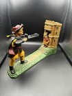 1896 William Tell Mechanical Bank J E Stevens Cast Iron Bank Reproduction Workin