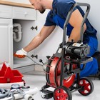 100 Ft X 1 2 Inch Drain Cleaner Machine Electric Drain Sewer Auger Cleaning New