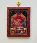 Old Picture Frame Maa Chinnamasta Thangka Photo  Wall Art Decor Frame - 9 X 12  
