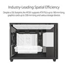 Micro Atx Mini Tower Pc Case Mesh Panels 360mm Radiator Support 6 Fans Black