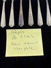 Lot Of 52 Pcs  Silverplate- Pattern Unknown- S  E p n s 