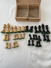 Vtg 1960s French Lardy Staunton Wood Chess Set 3  King Box Made In France N253 3