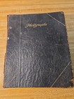 Antique 1910-1930s Photo Album With  Photos Telegrams Articles
