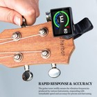 Guitar Tuner Clip On Color Display Sh-05 Ukulele Bass Violin Rechargeable Batter