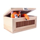 Funny Don t Touch Box - Attitude Surprises Machine  Gag Gift   Decor - Cute Tige