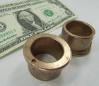 Lot 2 New 1-1 4  Od X 1  Id X  880  Long X 1 490  Flange Bronze Bushings Bearing