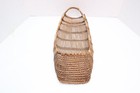 Antique Pomo Hupa Native American Indian Basketry Cradleboard Papoose 20 5  Vtg
