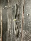 Black Genuine Leather Lace 1 4    X 72    Strip Cord Braiding String Lacing 6mm