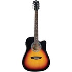 Washburn Wa90ce Dreadnought Acoustic-electric Guitar Vintage Tobacco Sunburst