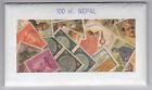 Nepal 90 Different Old-older Stamps In Package From Old Dealer Stock Please Read