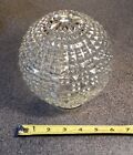 Vintage Diamond Cut Design Clear Glass Ceiling Light Globe Shade 3-3 16    Fitter