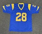 Marshall Faulk Signed autographed Pro Style Rams Jersey Jsa Coa